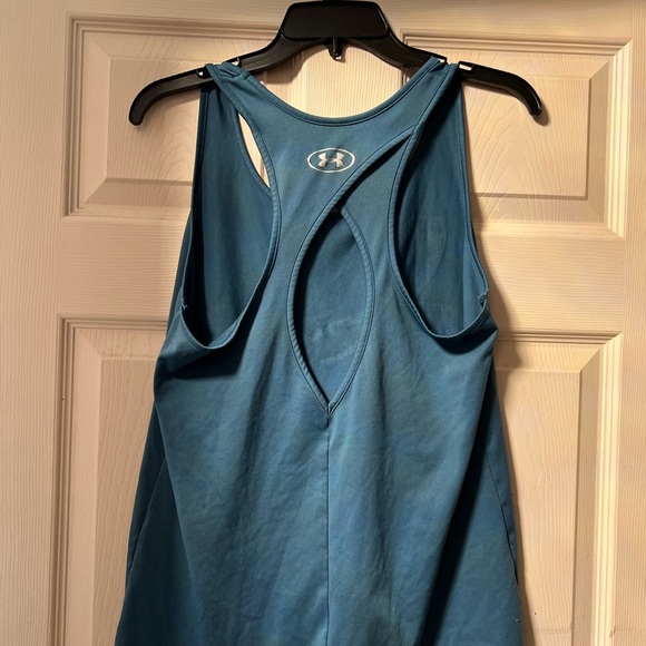 🔥3 for $25🔥 EUC- UNDER ARMOUR HEAT GEAR LOOSE FIT ATHLETIC TANK TOP SZ M - Picture 4 of 5